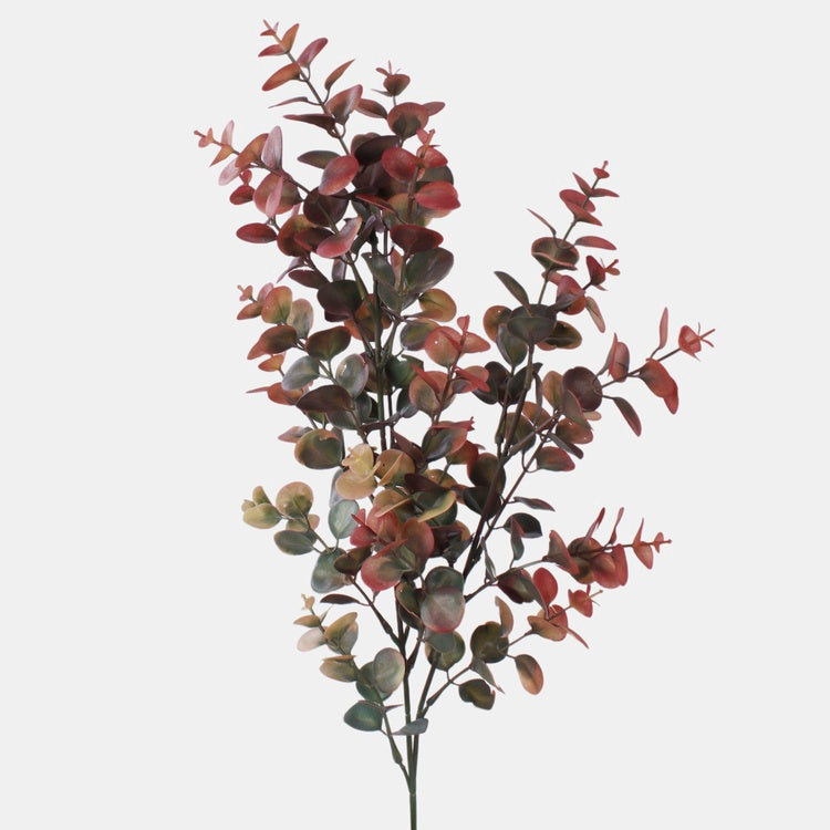 Eukalyptus dk. vihreä/burgundi - Tekokukat