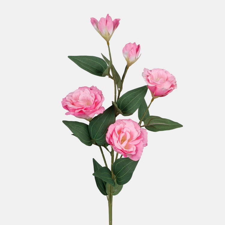 Roosa eustoma kunstlilleoks 70 cm - Kunstlilled
