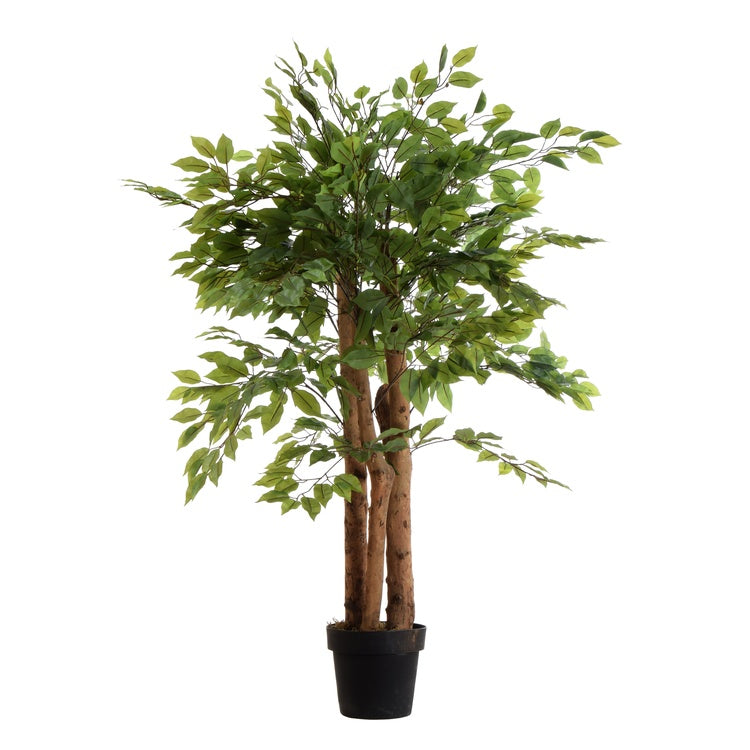 Vihreä fikus tekopuu 150 cm - Tekokukat