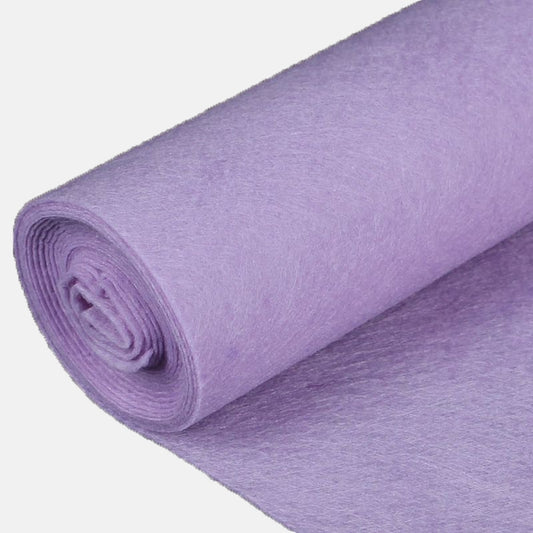 Vaaleanvioletti huopakangas 20 cm x 300 cm - Tekokukat