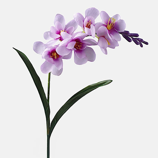 Liilanvärinen freesia tekokukka 56 cm - Tekokukat