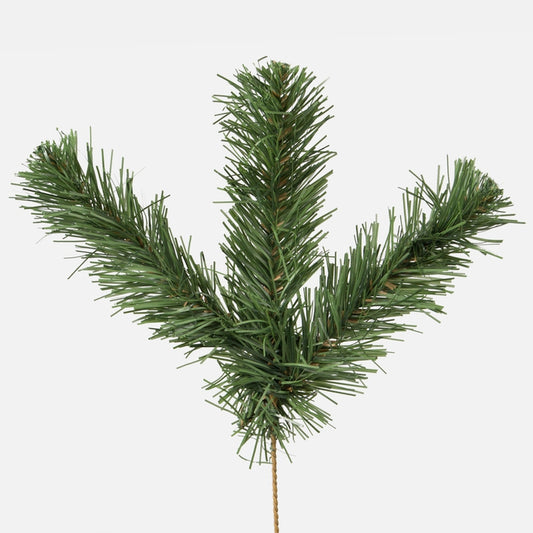 Mänty tekokasvin oksa vihreä 35 cm - Tekokukat