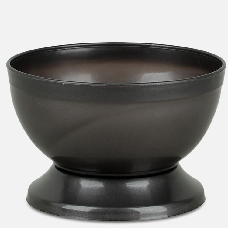Grafiitinharmaa muoviruukku 15 cm - Tekokukat