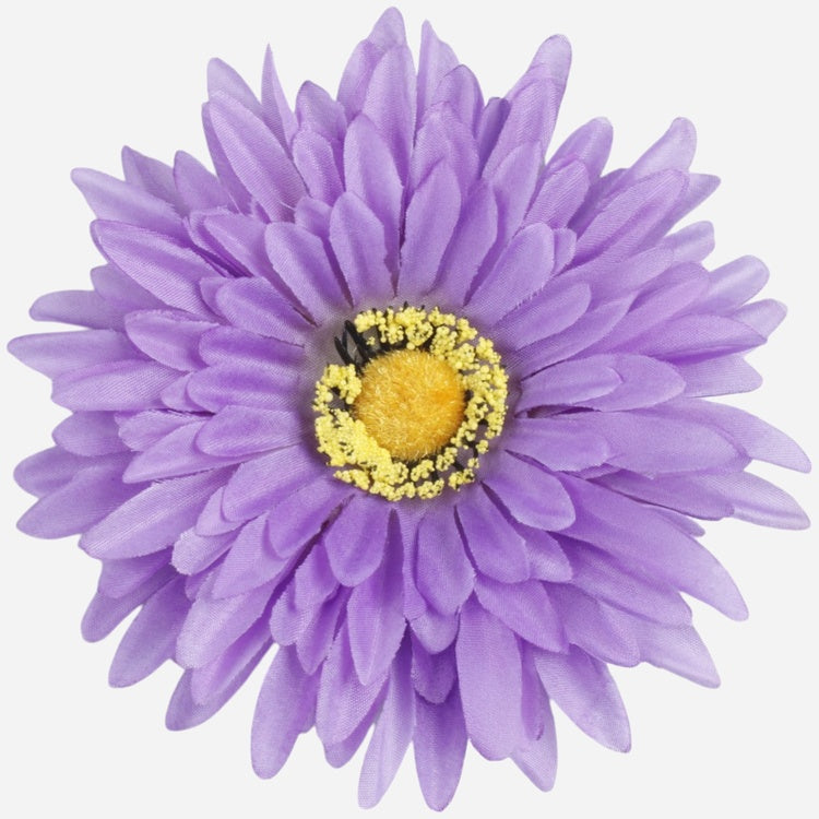 Liilanvärinen gerbera tekokukkapää Ø15 cm - Tekokukat