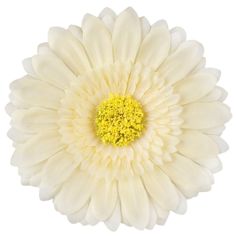 Vaaleankeltainen gerbera tekokukan pää Ø15 cm - Tekokukat