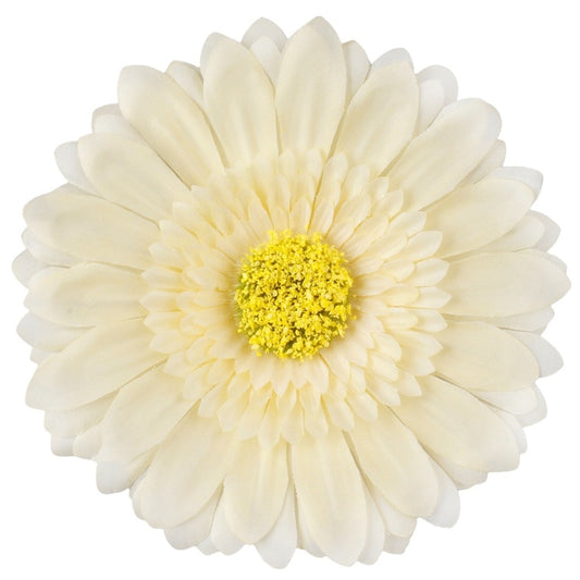 Vaaleankeltainen gerbera tekokukan pää Ø15 cm - Tekokukat