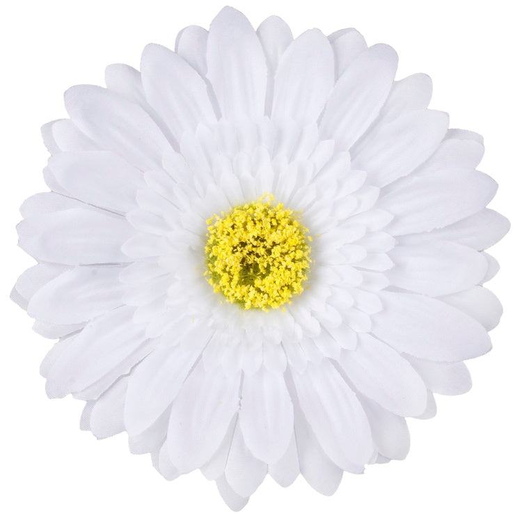 Valge gerbera kunstlillepea XXL Ø15 cm - Kunstlilled