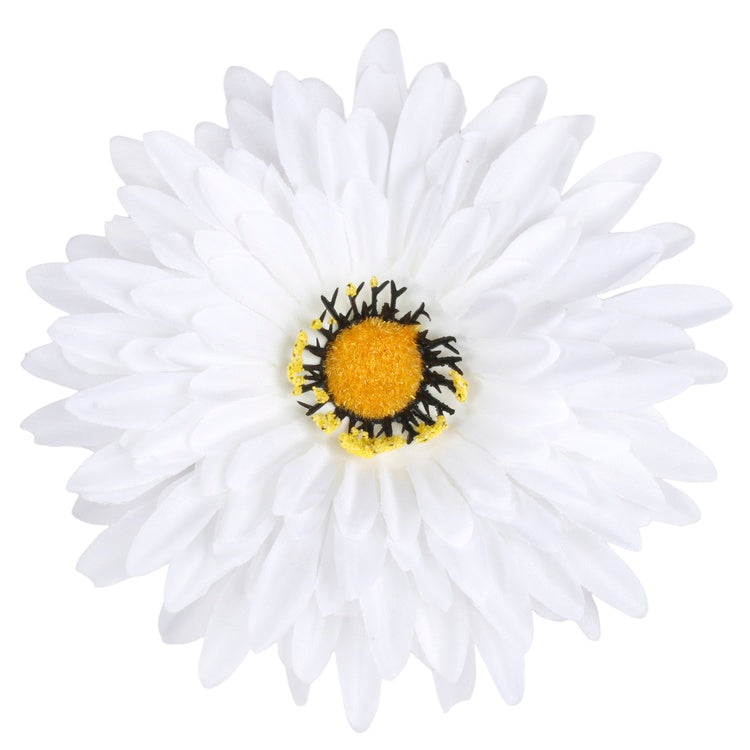 Gerbera tekokukkapää valkoinen Ø15 cm - Tekokukat