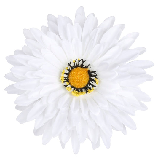 Gerbera tekokukkapää valkoinen Ø15 cm - Tekokukat