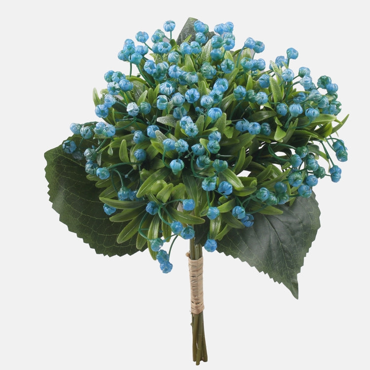 Sininen gipsofila tekokimppu 34 cm - Tekokukat