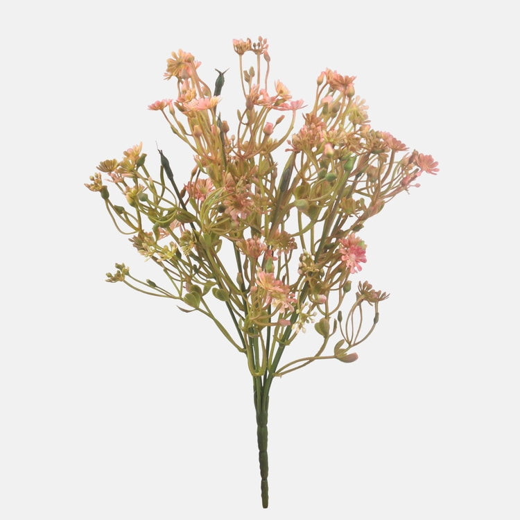 Vaaleanpunainen gypsophila tekokukkakimppu 35 cm - Tekokukat