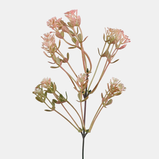 Vaaleanpunainen gypsophila koristeoksa 50 cm - Tekokukat