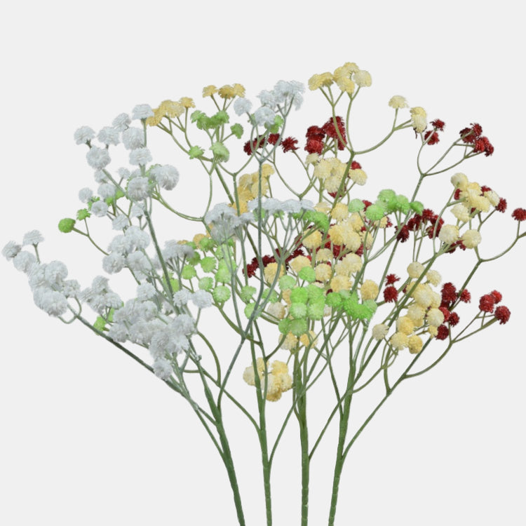 Gipsofila koristeoksa satunnainen väri 64 cm - Tekokukat
