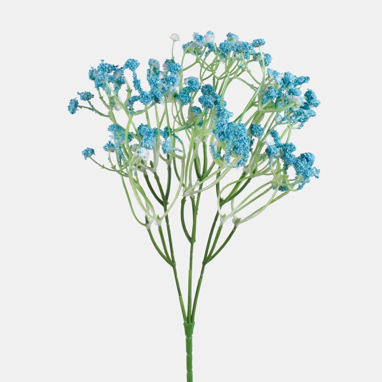 Sininen gypsophila tekokukkaoksa 65 cm - Tekokukat