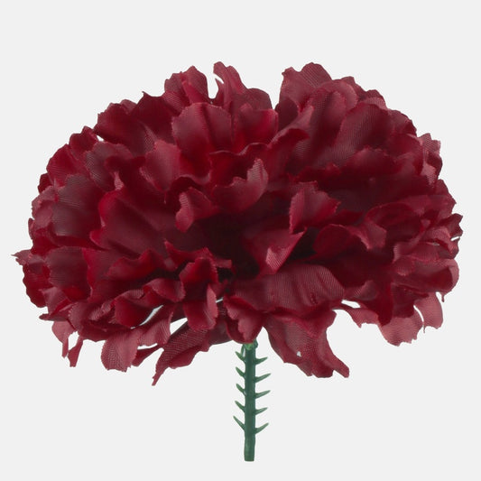 Burgundia nelk kunstlillepea 9 cm - Kunstlilled