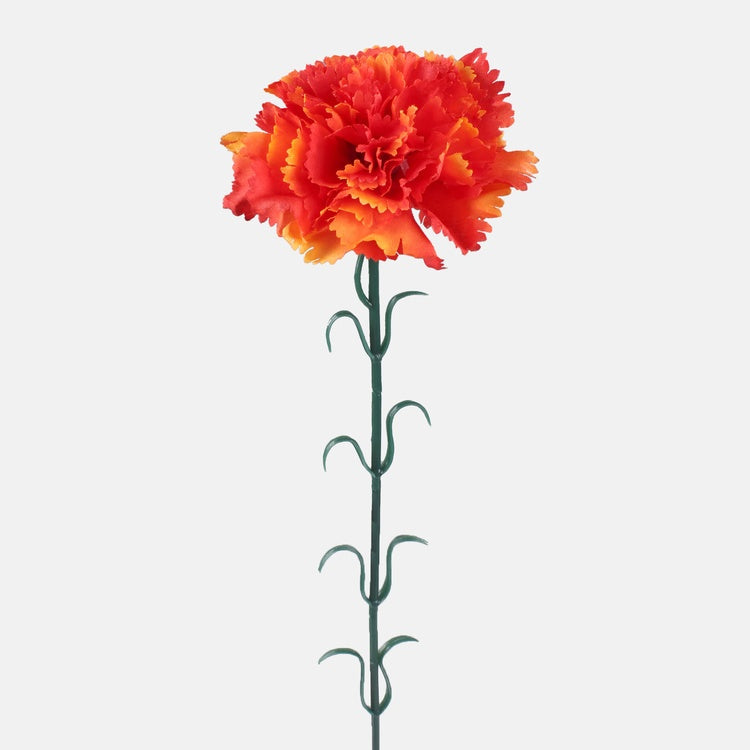 Oranssi neilikka tekokukka 56 cm - Tekokukat