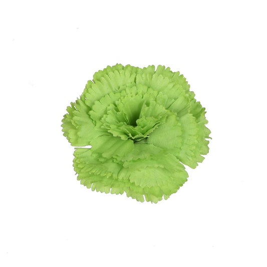 Vihreä neilikka tekokukan pää Ø8 cm - Tekokukat
