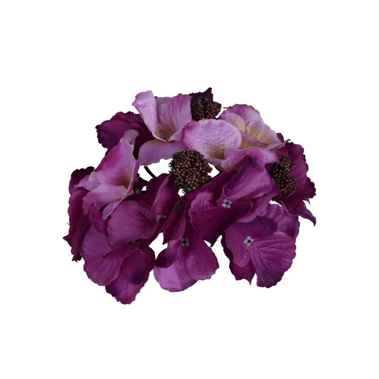 Purple Hortensia kunstlillepea Ø17 cm - Kunstlilled