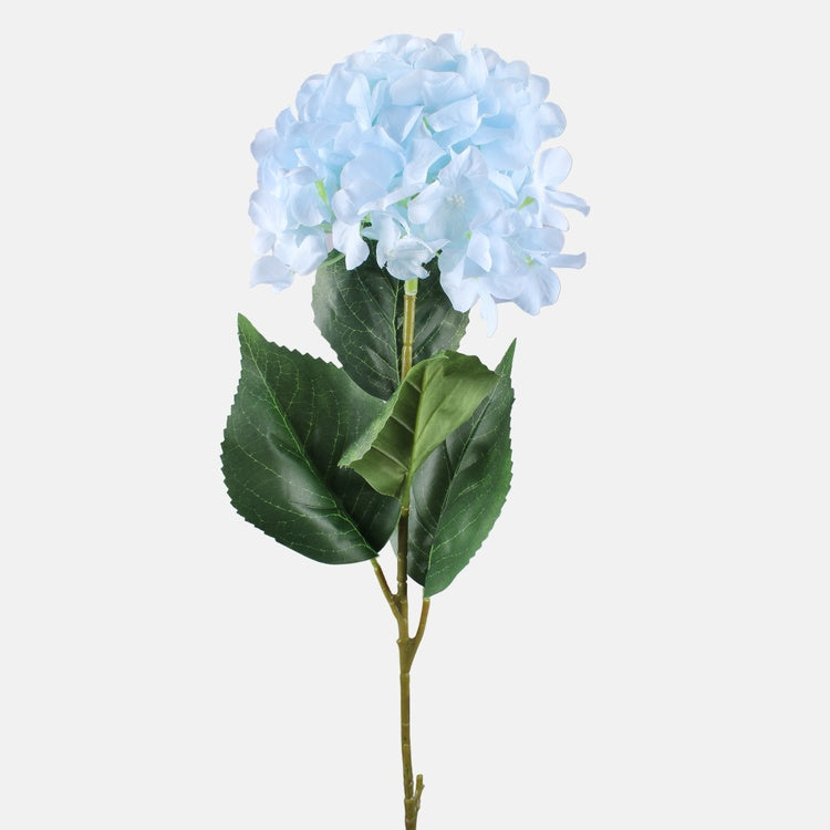 Vaaleansininen hortensia tekokukka 88 cm - Tekokukat