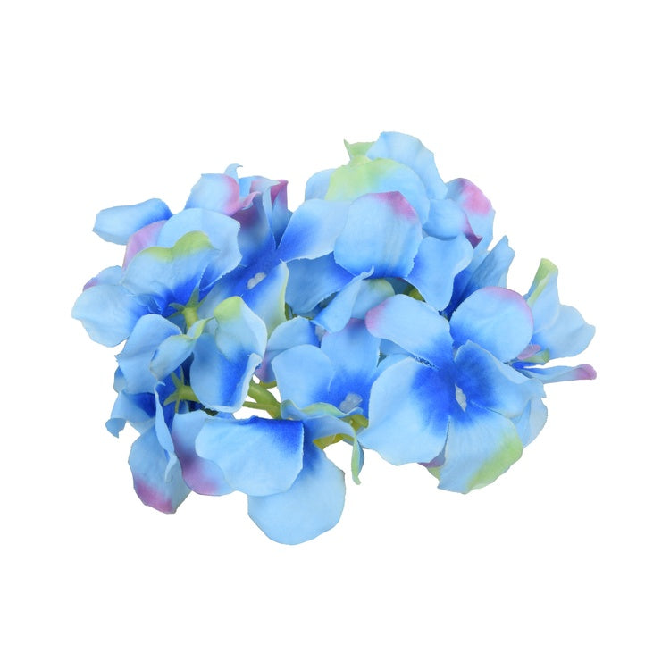 Sininen hortensia tekokukan pää Ø14 cm - Tekokukat