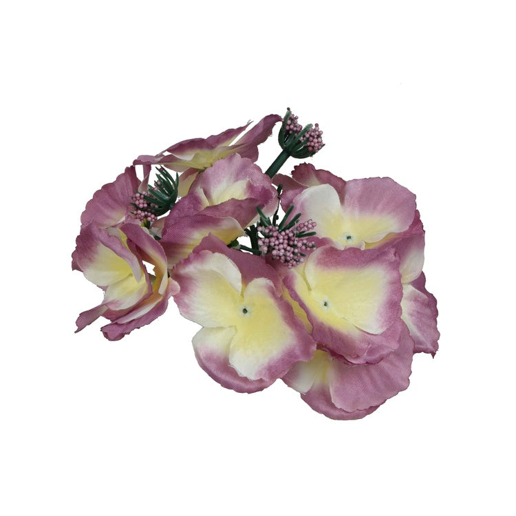 Hortensia kunstlillepea hele malva Ø17 cm - Kunstlilled