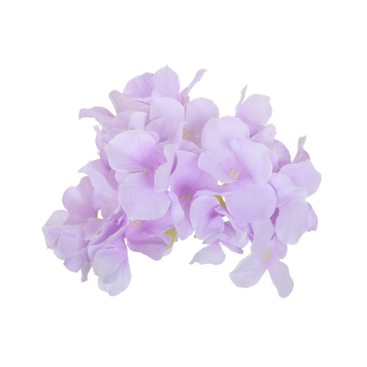 Hortensia tekokukan kukkapää valkoinen-vaaleanvioletti Ø14 cm - Tekokukat