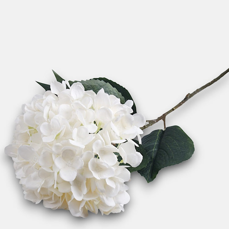 Kermanvärinen hortensia tekokukka 88 cm - Tekokukat