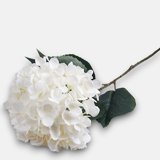 Kermanvärinen hortensia tekokukka 88 cm - Tekokukat