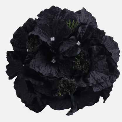Musta hortensia tekokukkapää Ø16 cm - Tekokukat