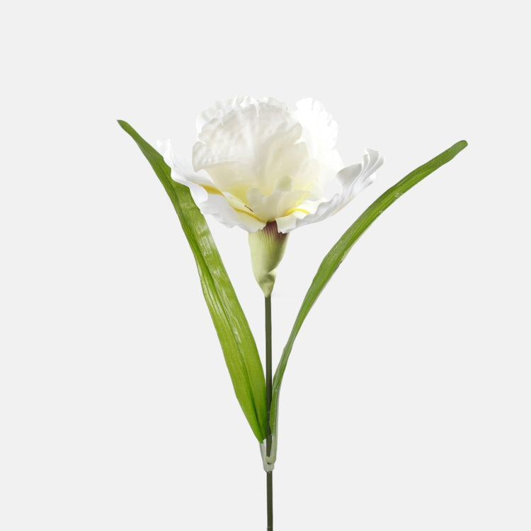 Valkoinen iiris tekokukka 58 cm - Tekokukat