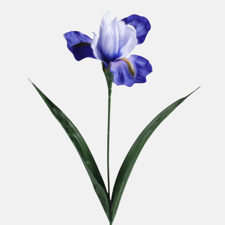 Sininen iiris tekokukka 60 cm - Tekokukat
