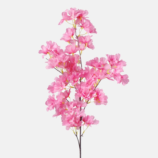 Vaaleanpunainen omenapuun tekokukkaoksa 100 cm - Tekokukat