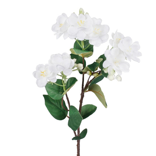 Valkoinen jasmiini tekokukka 60 cm - Tekokukat
