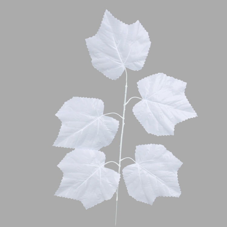 Valkoinen vaahtera tekokasvin oksa 50 cm - Tekokukat