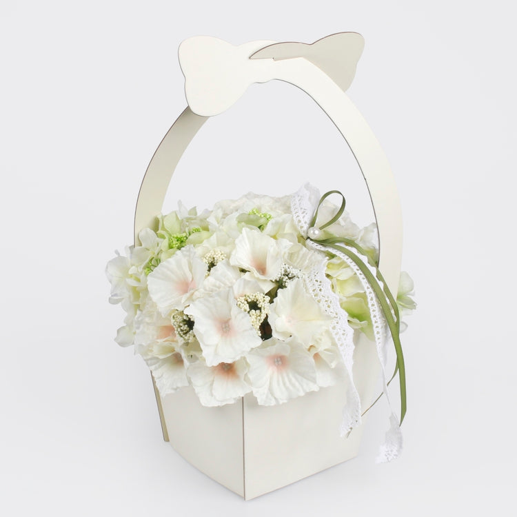 Hele Hortensia lillekompositsioon 36 cm - Kunstlilled