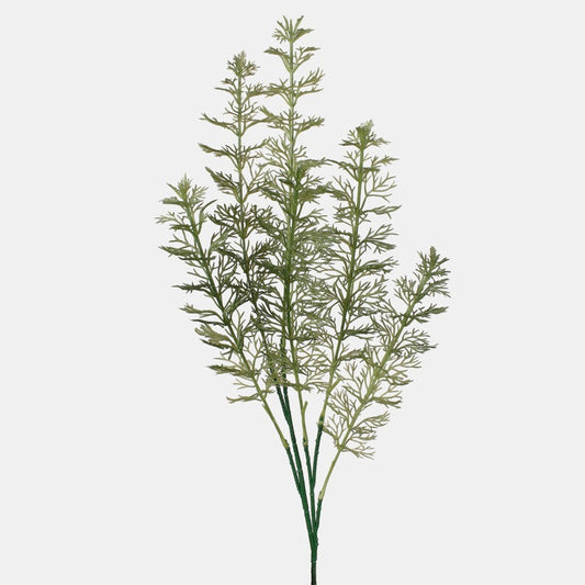 Vaaleanvihreä tilli tekokasvin oksa 65 cm - Tekokukat