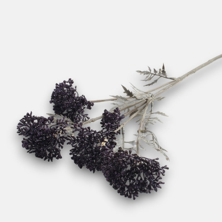 Violetti auringonhattu tekokukkaoksa 72 cm - Tekokukat