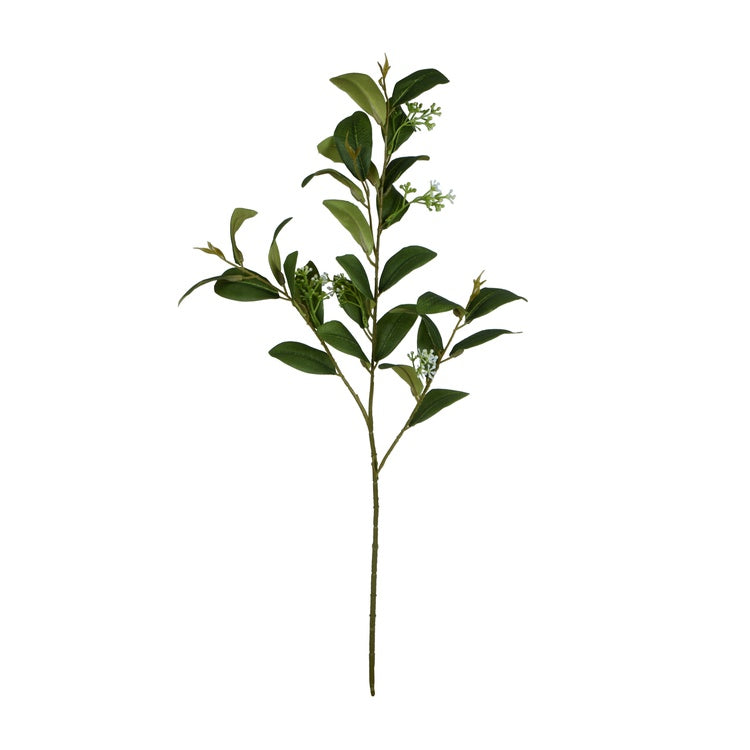 Laakerikirsikka teko-oksa vihreä 80 cm - Tekokukat