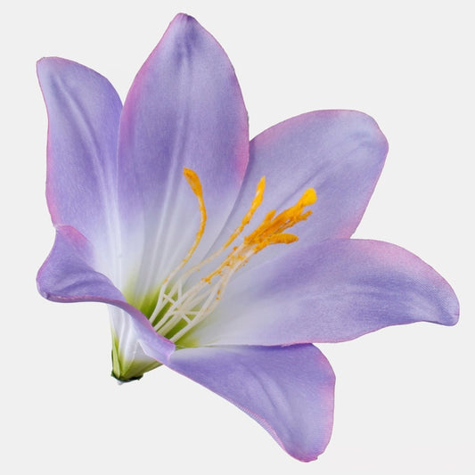 Satiinliilia kunstlillepea lilla-kreem Ø16 cm - Kunstlilled
