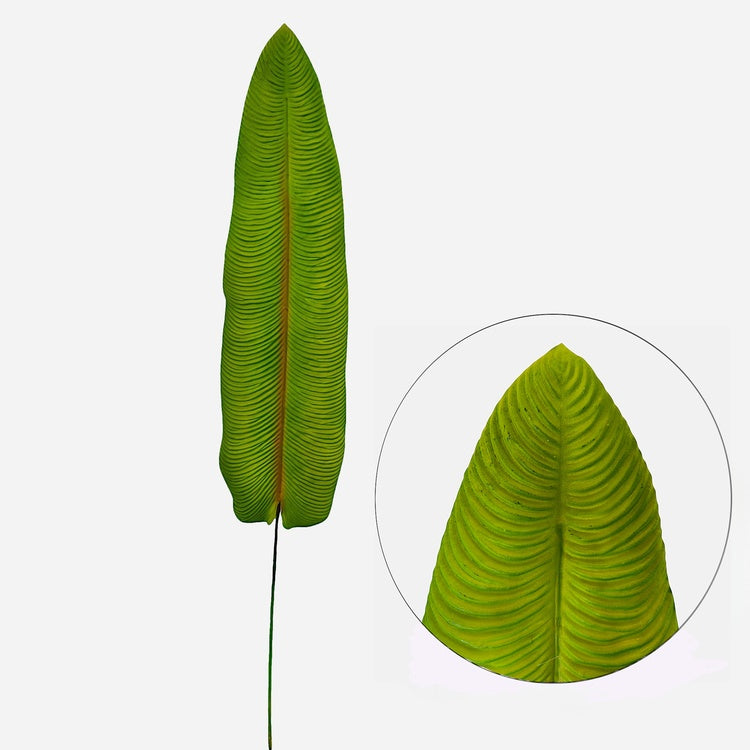 Kummeeritud banaanipuu leht tehistaim 103 cm - Kunstlilled