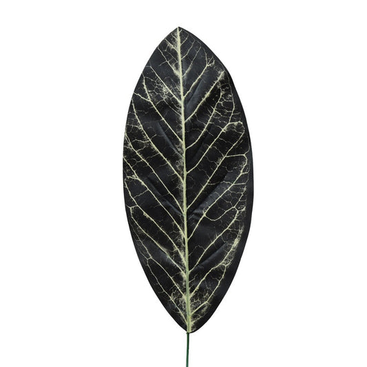 Tummanvihreä calathea tekolehti 49 cm - Tekokukat