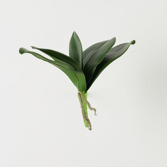 Orhidee leheosa kunsttaim roheline 24 cm - Kunstlilled