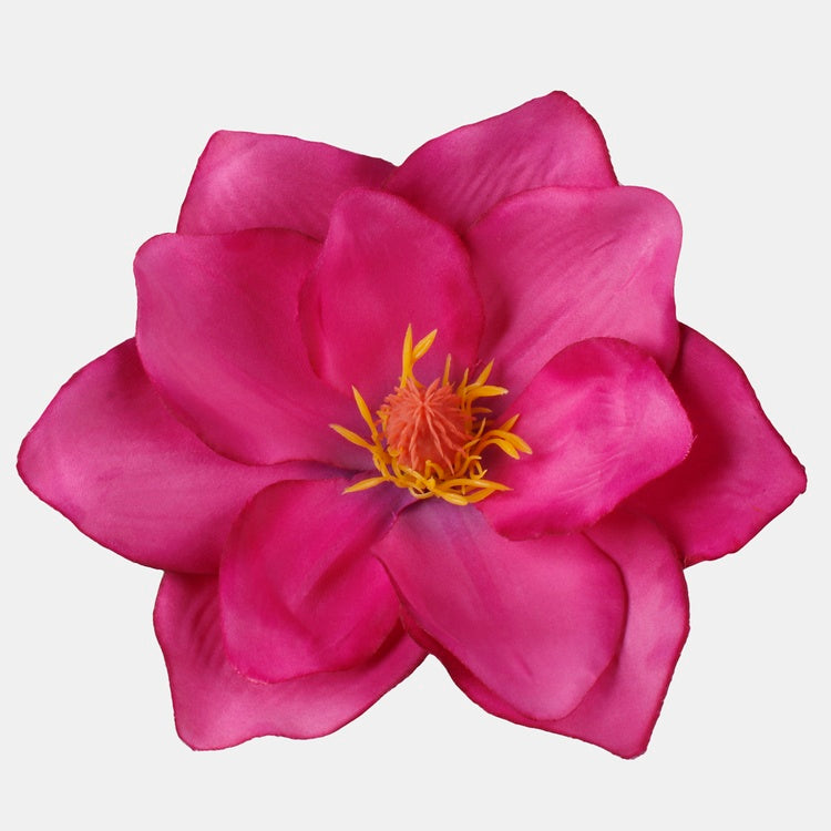 Vaaleanviininpunainen magnolia tekokukan pää Ø17 cm - Tekokukat