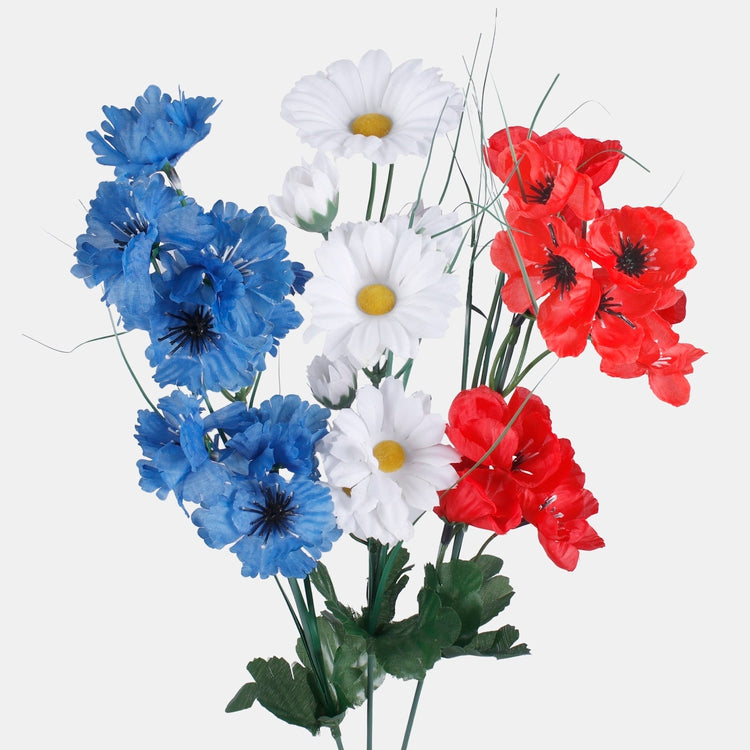 Kunstlillekimp mooni-rukkilille-karikakra kirju 40 cm - Kunstlilled