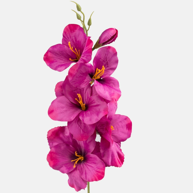 Viininpunainen satiini gladiolus tekokukka 55 cm - Tekokukat