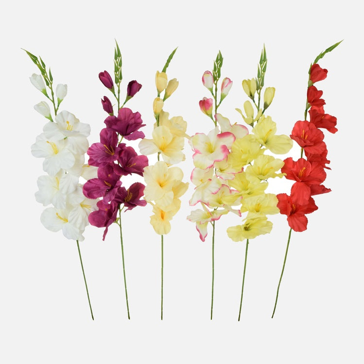 Gladiooli kunstlille juhuslik värv 77 cm - Kunstlilled