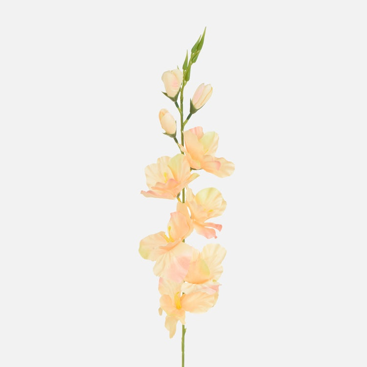 Persikanvärinen gladiolus tekokukka 77 cm - Tekokukat