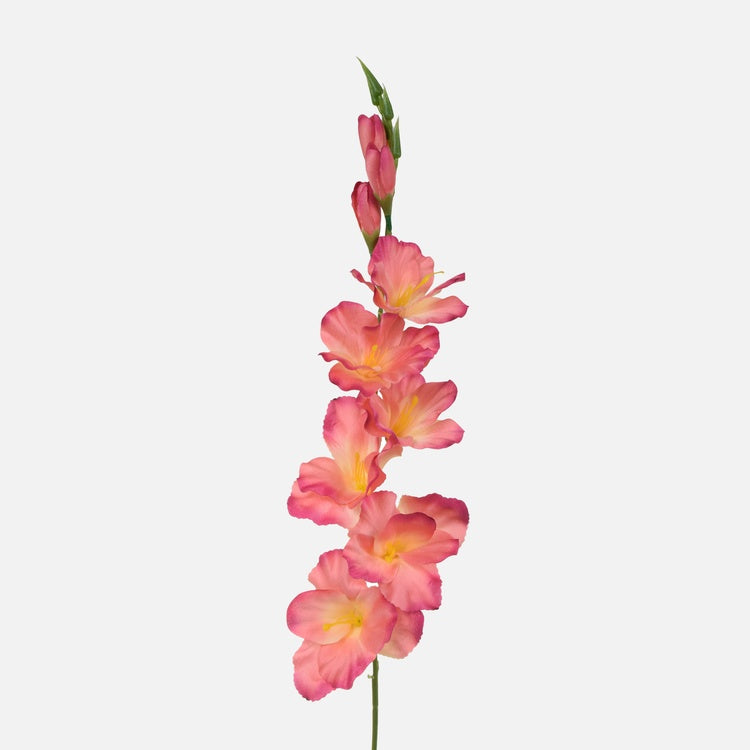 Vaaleanpunainen gladiolus tekokukka 77 cm - Tekokukat