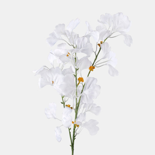 Valkoinen ginkgo tekokukkaoksa 75 cm - Tekokukat