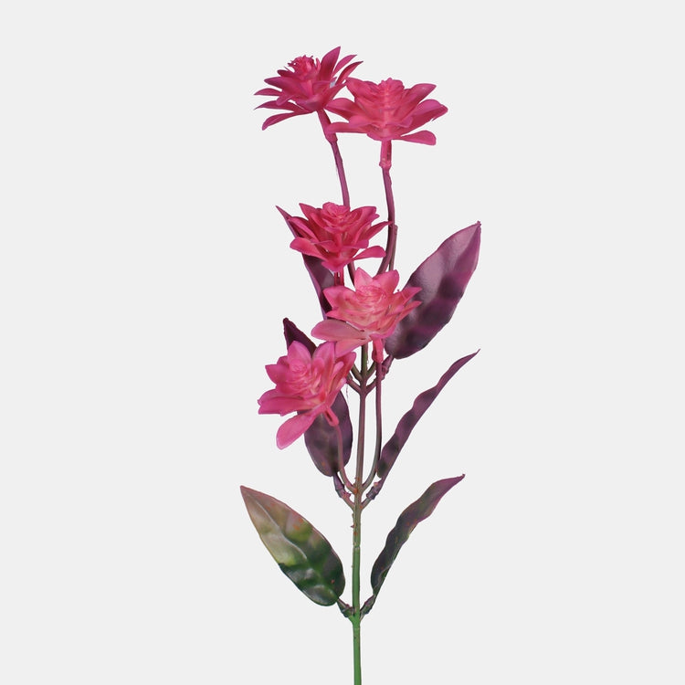 Vaaleanpunainen daalia tekokukka 60 cm - Tekokukat